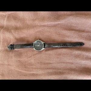 Fossil Distressed Gunmetal Women’s Watch